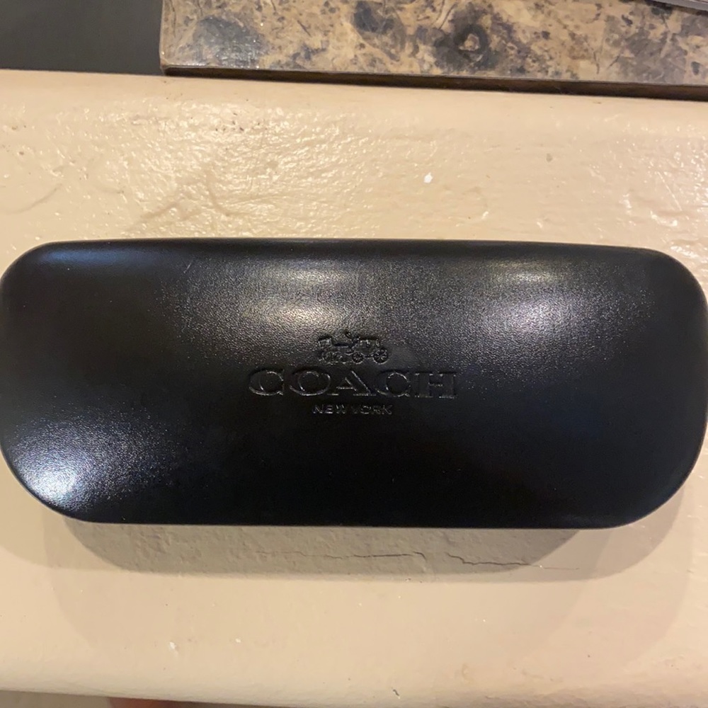 Coach eyeglass case